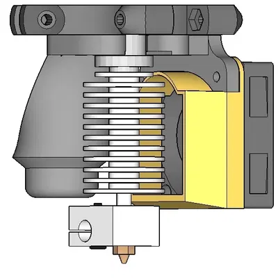 Nắp quạt nâng cấp cho máy in 3D FolgerTech Kossel