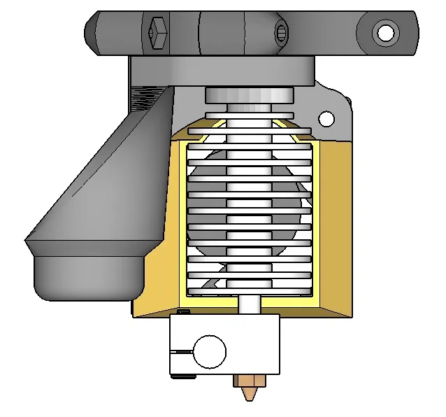 Nắp quạt nâng cấp cho máy in 3D FolgerTech Kossel - Image 2
