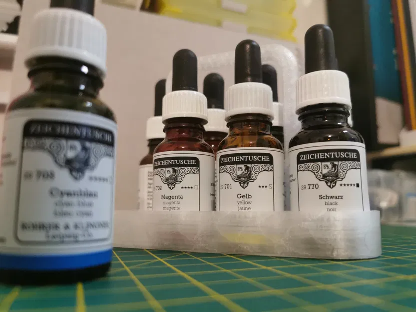 Giá đỡ chai mực 18ml Rohrer & Klingner (⌀26mm) - Image 6