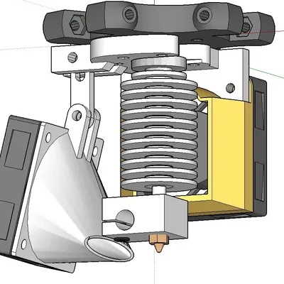 Mô-đun làm mát filament cho máy in 3D FolgerTech Kossel