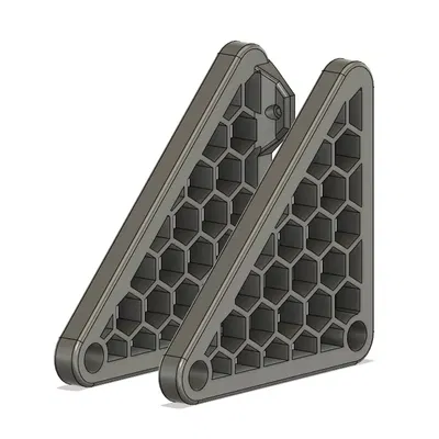 Giá treo filament kiểu tổ ong gắn tường cho RÄCKA ø20