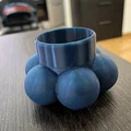 Giá đỡ nến hình cầu với 6 quả cầu dưới đáy - Thumbnail 1