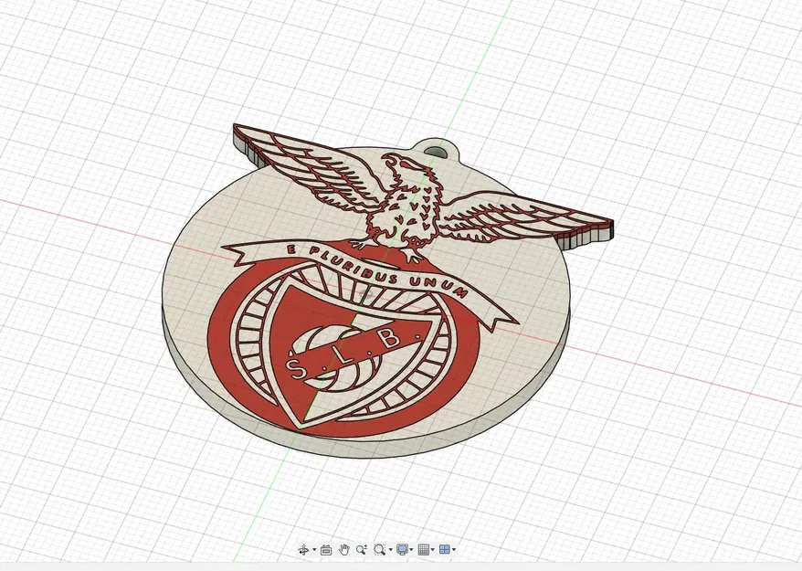 Móc khóa SLB Benfica thiết kế riêng cho người hâm mộ bóng đá - Image 2