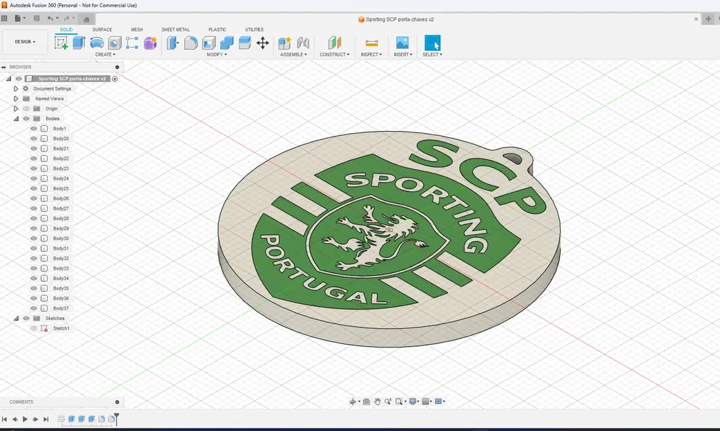 Móc khóa bóng đá SCP thiết kế riêng độc đáo - Image 2