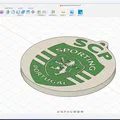 Móc khóa bóng đá SCP thiết kế riêng độc đáo - Thumbnail 2