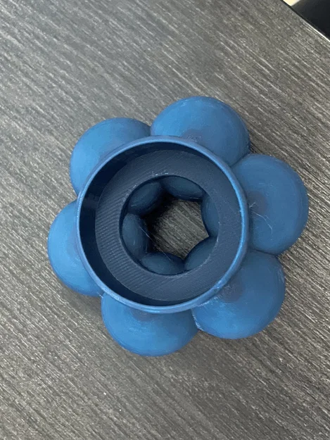 Giá đỡ nến hình cầu với 6 quả cầu dưới đáy - Image 2