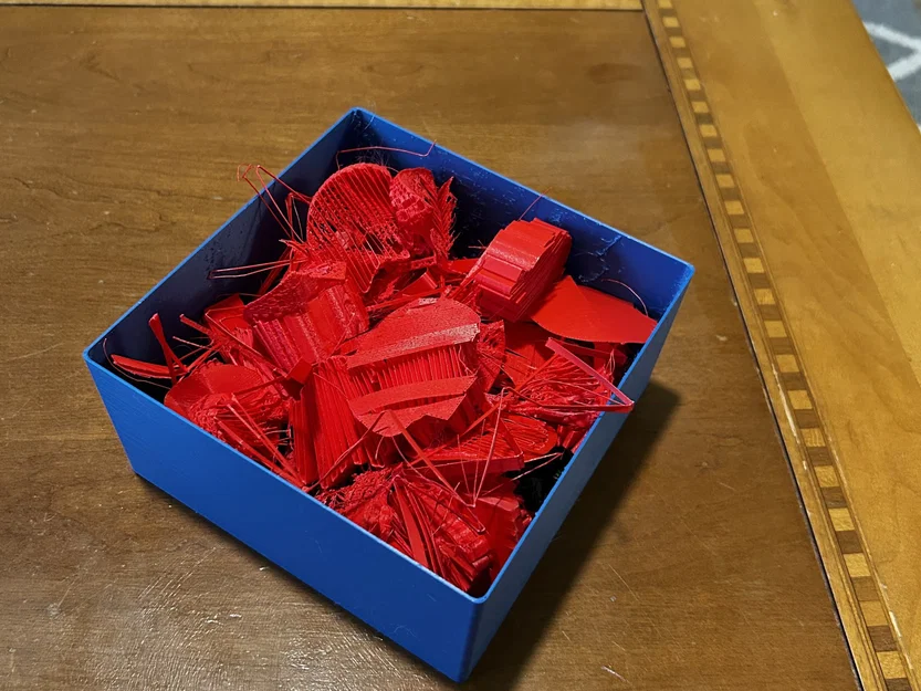 Thùng rác nhỏ 6in x 6in x 3in cho chất thải filament - Image 2