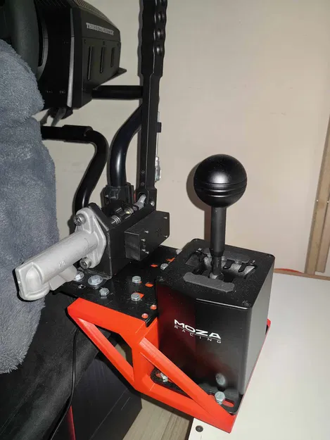 Bản mod GT Lite của Next Level Racing để hạ thấp Moza shifter - Image 1