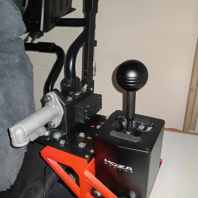 Bản mod GT Lite của Next Level Racing để hạ thấp Moza shifter