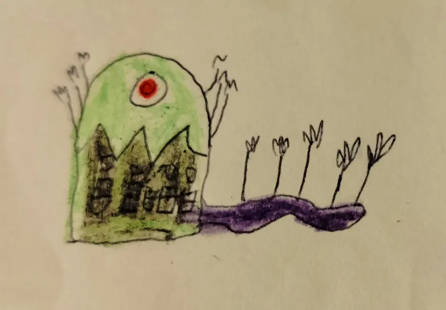 Hộp đựng dụng cụ vẽ quái vật cho sở thích - Image 2