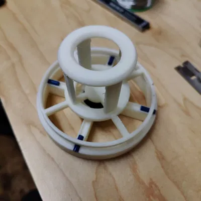 Giá đỡ cuộn ngang cho máy in 3D sử dụng vòng bi cao su