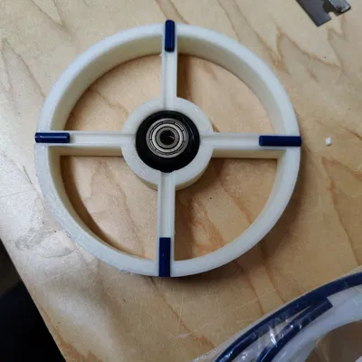 Giá đỡ cuộn ngang cho máy in 3D sử dụng vòng bi cao su