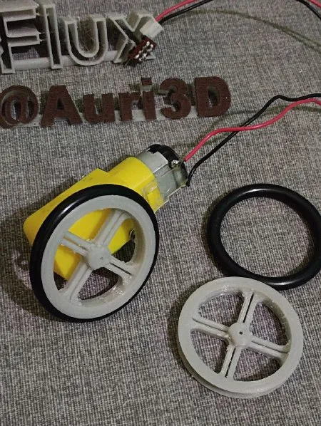 Bánh xe cho Motorreductor tương thích với Arduino - Image 2