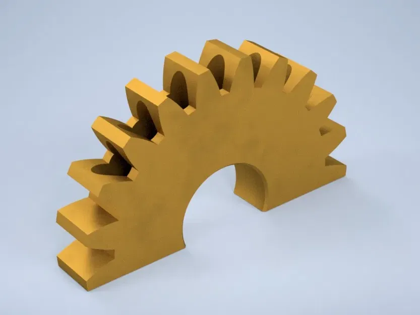 Giá đỡ bút hình bánh răng độc đáo cho bàn làm việc - Image 2