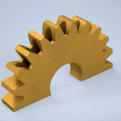 Giá đỡ bút hình bánh răng độc đáo cho bàn làm việc