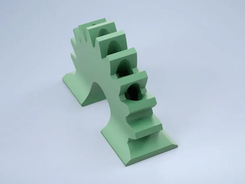 Giá đỡ bút hình bánh răng độc đáo cho bàn làm việc - Image 7