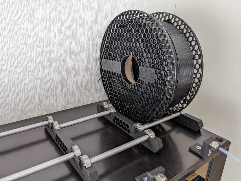 Giá đỡ cuộn filament MMU2s kiểu Prusament gọn nhẹ - Image 2
