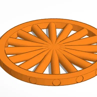 Bánh xe xe ngựa tỷ lệ HO cho mô hình đường sắt