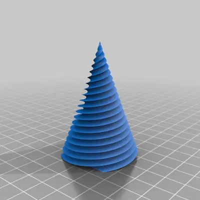 Trang trí Giáng sinh hình cây thông 3D độc đáo