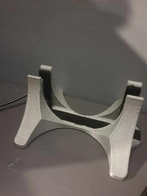 Giá đỡ laptop đứng dọc tùy chỉnh với thanh hỗ trợ - Image 2