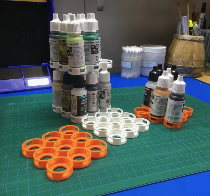 Giá đỡ chai sơn Vallejo 3x3 cho 9 chai - Image 1