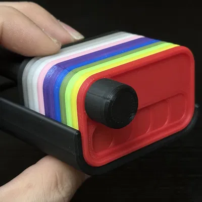 Bảng mẫu filament tối giản với thiết kế sạch sẽ