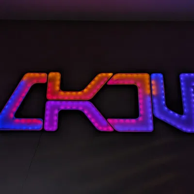 Biển LED Aurebesh chữ MAKE phong cách Star Wars