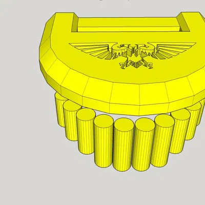 Bảng vai cosplay với biểu tượng Aquila Đế Chế