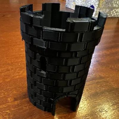 Mô hình tháp lâu đài đầu tiên cho trò chơi DnD