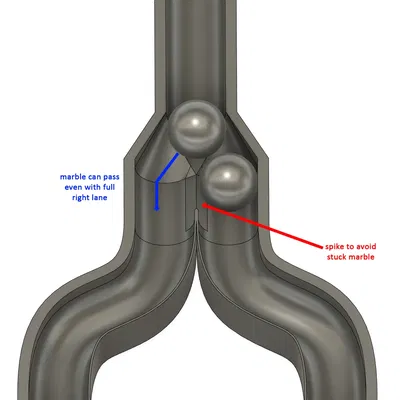 ### Bộ chia bi Wintergatan với độ phụ thuộc chiều cao thấp hơn (tham số)
