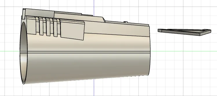 Cánh tay phải của Mandalorian với súng phun lửa có đèn - Image 3