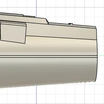 Cánh tay phải của Mandalorian với súng phun lửa có đèn