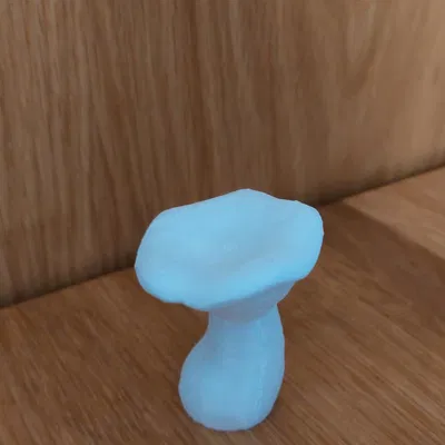 Mô hình nấm 3D in từ PLA trắng