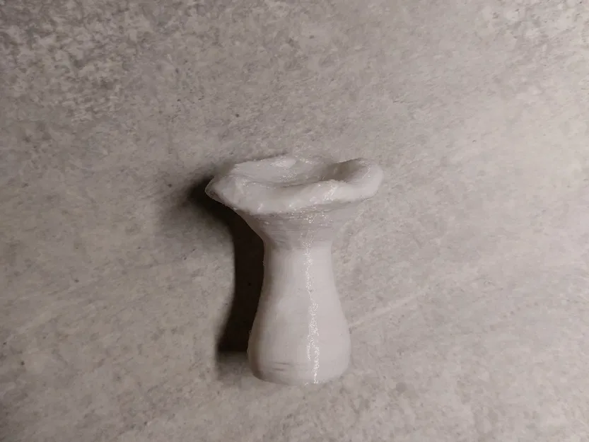 Mô hình nấm 3D in từ PLA trắng - Image 3