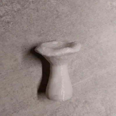 Mô hình nấm 3D in từ PLA trắng