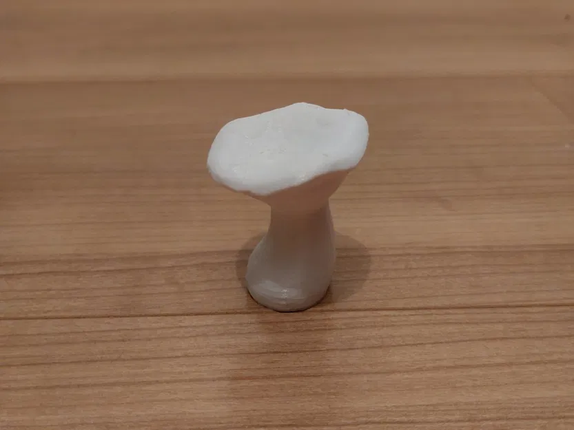 Mô hình nấm 3D in từ PLA trắng - Image 4