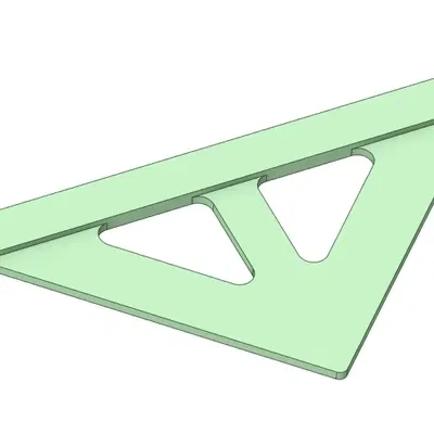 Thước kẻ 45 độ cho việc rạch và cắt chính xác