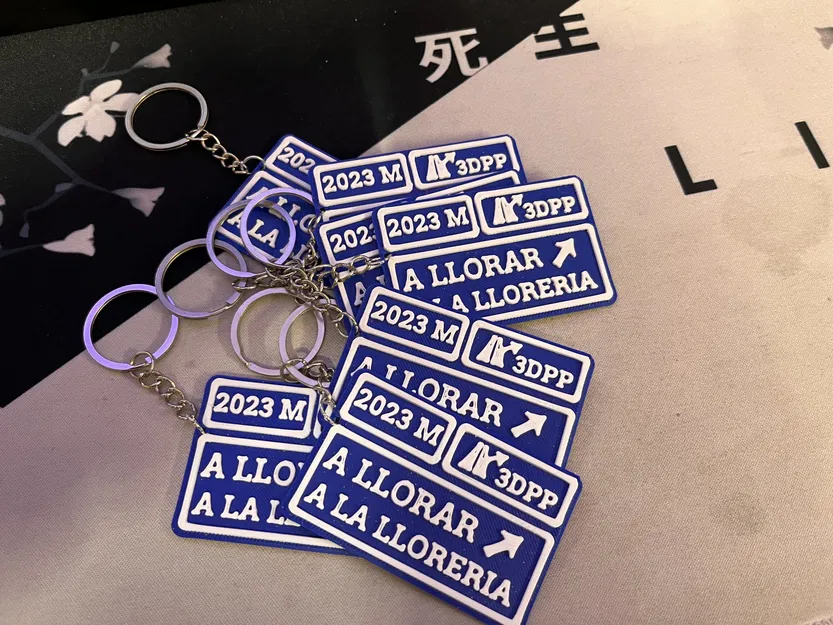 Móc chìa khóa 3D độc đáo cho bữa tiệc máy in 3D 2023 - Image 1