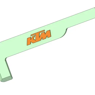 Công cụ cạo bùn cho xe đạp enduro với logo KTM