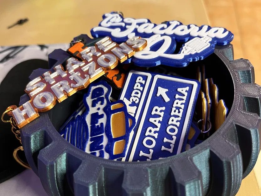 Móc chìa khóa 3D độc đáo cho bữa tiệc máy in 3D 2023 - Image 3