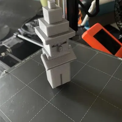 Nhân vật phù thủy Minecraft phong cách độc đáo