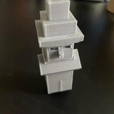 Nhân vật phù thủy Minecraft phong cách độc đáo