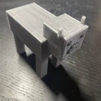 Bò Minecraft mô hình đồ chơi độc đáo