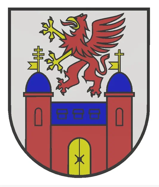 Biểu huy chương của thị trấn Jarmen - Image 1