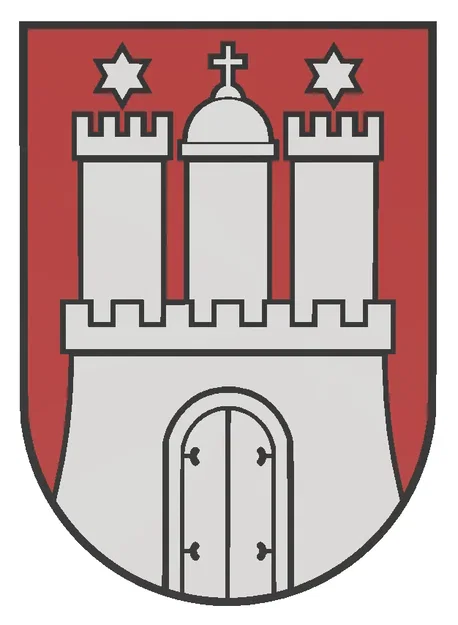 Biểu tượng huy hiệu thành phố Hamburg - Image 1