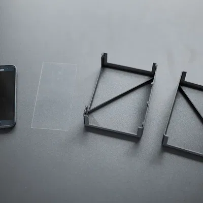 Hộp hologram đứng cho smartphone theo kỹ thuật ảo ảnh Pepper