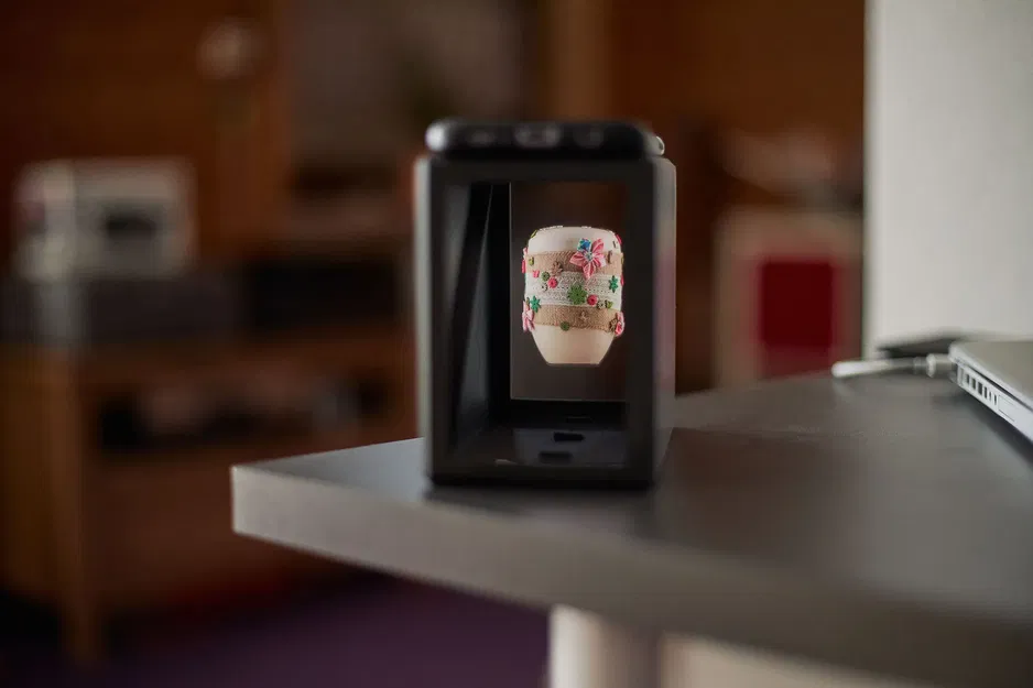 Hộp hologram đứng cho smartphone theo kỹ thuật ảo ảnh Pepper - Image 4