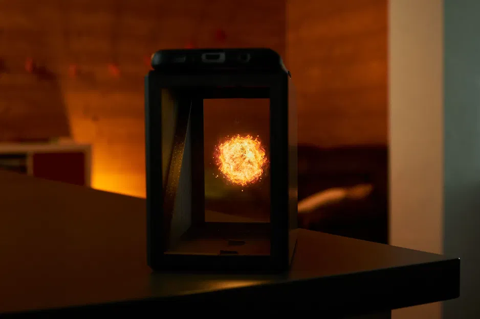 Hộp hologram đứng cho smartphone theo kỹ thuật ảo ảnh Pepper - Image 6