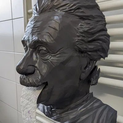 Giá đỡ cuộn giấy vệ sinh hình tượng Albert Einstein