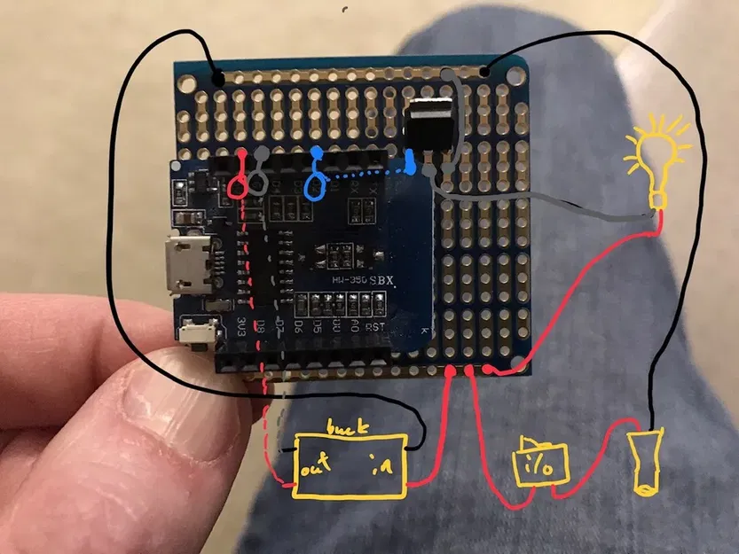 Đèn báo hiệu cho camera có dây - Image 4